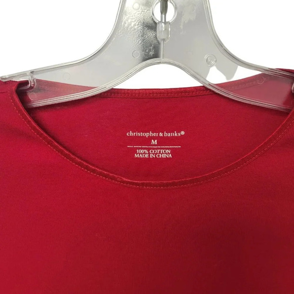 CHRISTOPHER & Banks 3/4 Sleeve Top - Picture 2 of 4